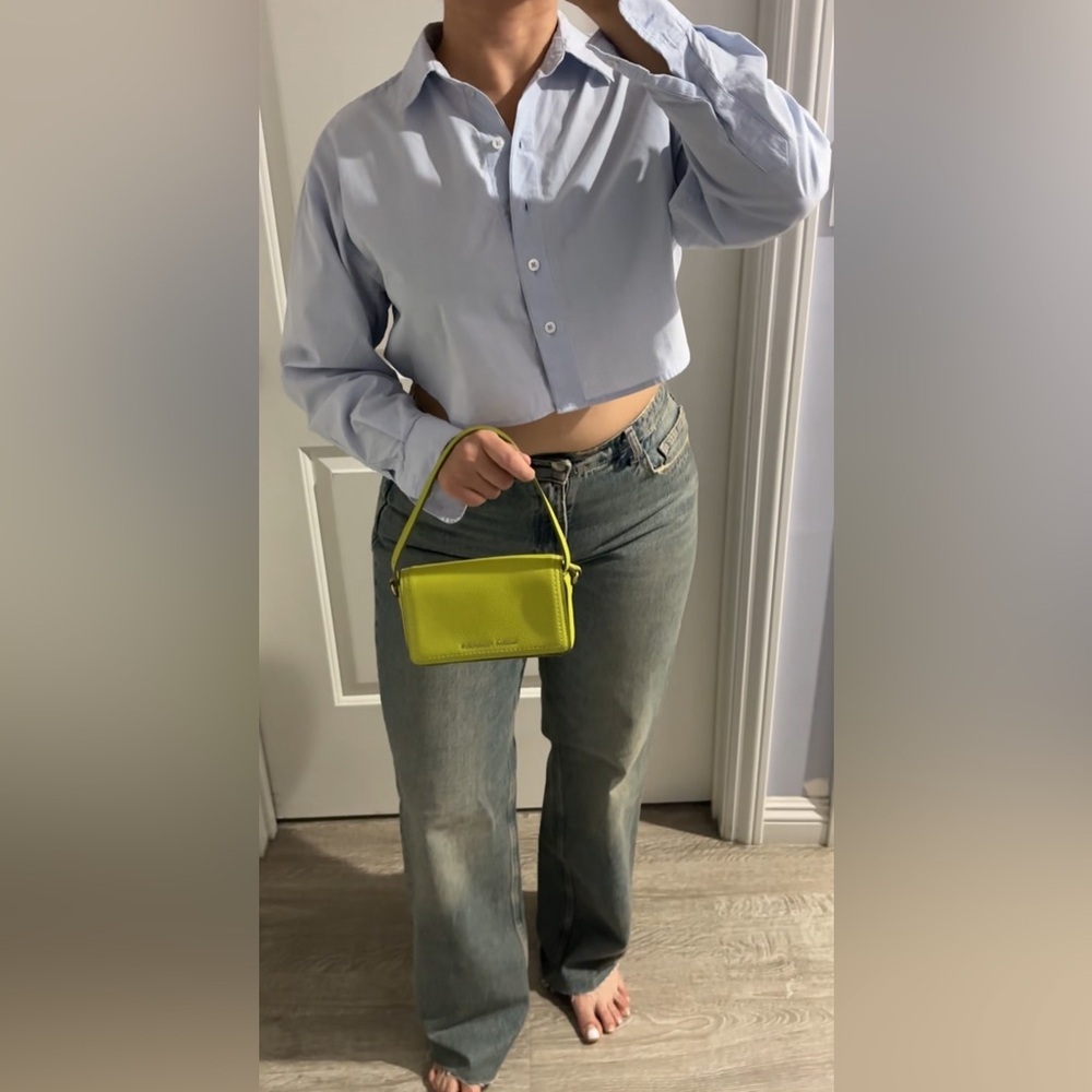 Marc Jacobs Groove Leather Mini Lime Bag - Picture 3 of 10